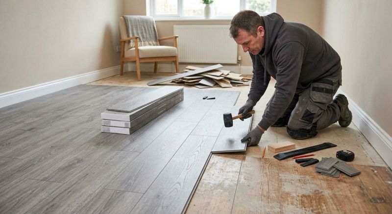 Laminate Floor Replacement in Mableton, GA
