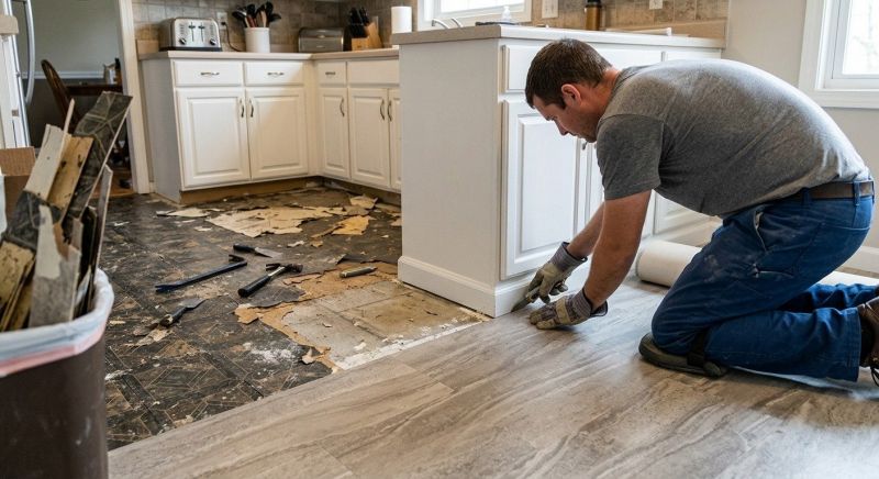 Linoleum Floor Installation in Dallas, GA