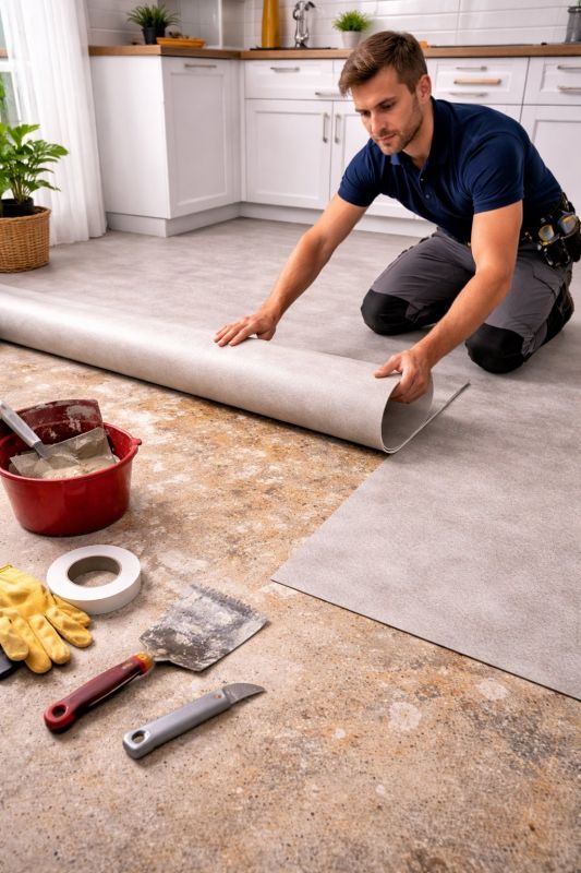 Linoleum Floor Installation in Douglas County, GA
