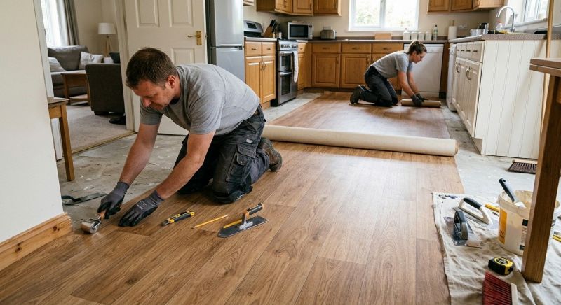 Linoleum Floor Installation in Paulding County, GA