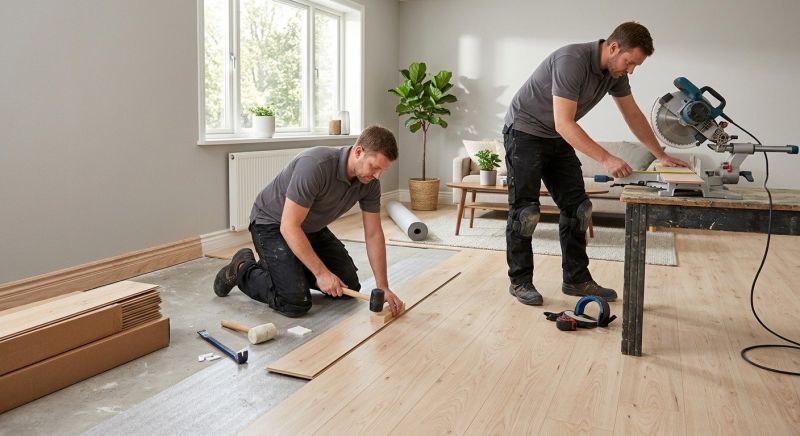 Plank Laminate Installation in Paulding County, GA