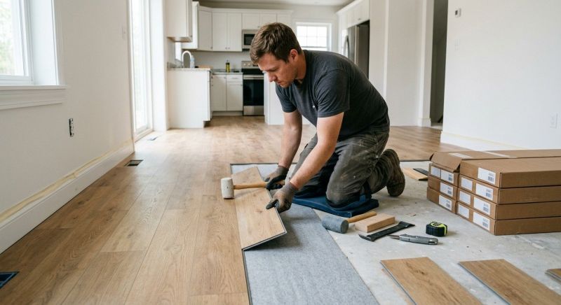 Vinyl Plank Floor Installation in Paulding County, GA