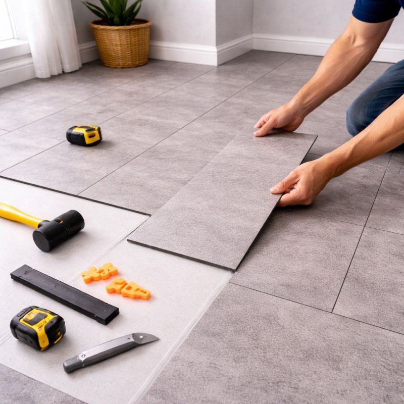 Vinyl Tile Installation in Paulding County, GA
